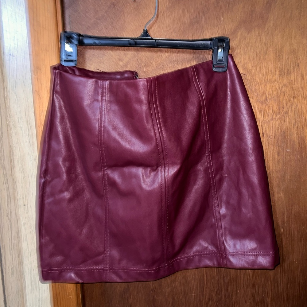 Beautiful leather skirt got from TJ Maxx